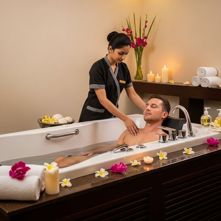 jacuzzi bath in calangute