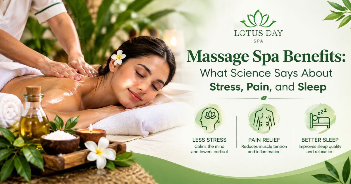 Read more about the article Massage Spa Benefits: What Science Says About Stress, Pain, and Sleep